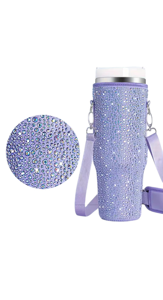Chic Rhinestone Lanyard Bag for 40oz Vacuum cups